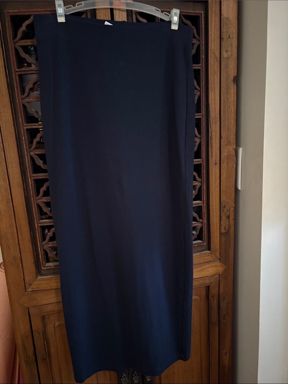 Mango Dark Navy  Midi / Maxi Skirt
